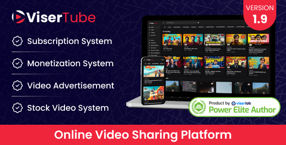 ViserTube – Online Video Sharing Platform