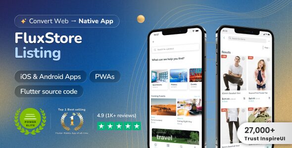 FluxStore Listing – The Best Directory WooCommerce app by Flutter