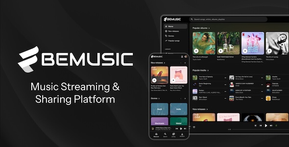 BeMusic – Music Streaming Engine