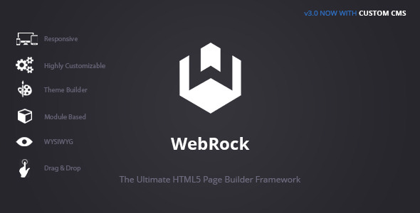 WebRock – Page Builder Framework for HTML5