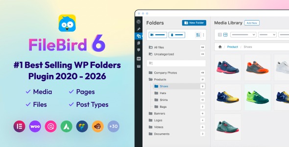 FileBird – WordPress Media Library Folders