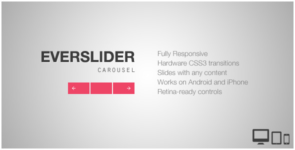 Everslider – Responsive jQuery Carousel Plugin