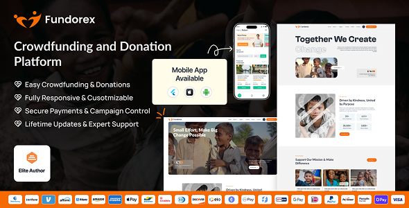 Fundorex – Crowdfunding and Donation Platform