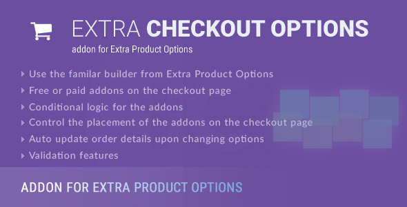 Extra Checkout Options – addon for Extra Product Options plugin