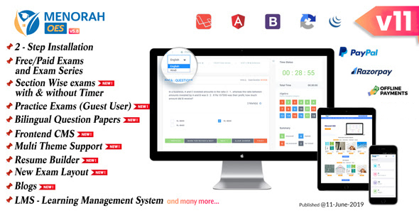 MenorahOES – Online Learning and Examination System