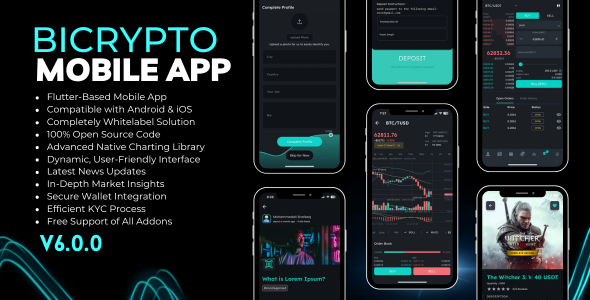 Bicrypto Mobile – Fully Native Flutter Mobile App for Bicrypto