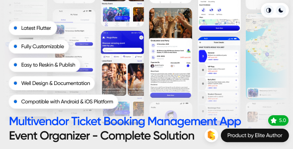 MagicMate – Multivendor Ticket Booking Management App – Event Ticket Booking App – Full Solution